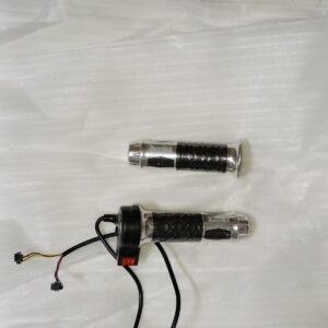 Motolux Elektrikli Bisiklet Universal 3 Vitesli Gaz Kolu (Nikel/Krom Detaylı )